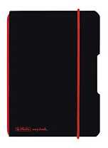 Herlitz 11361599, juodas, A6, 40 lapų, 70 g/m², kvadratinis popierius