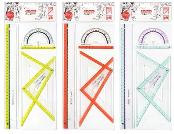 Herlitz geometrinis rinkinys iš 4 dalių My Pen