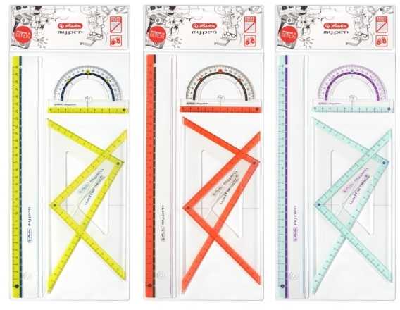 Herlitz geometrinis rinkinys iš 4 dalių My Pen