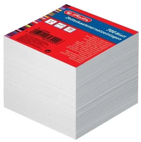 Herlitz Notes kostka 9/9 700 kartek balta