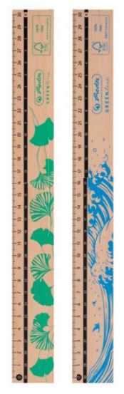 Herlitz Liniuotė medinė GREENline 30cm