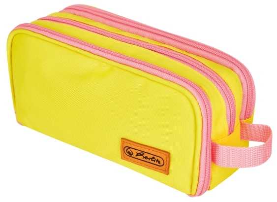 Penalas Herlitz Neon uni, geltonas
