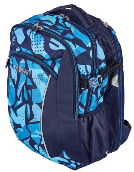 Herlitz Mokyklos kuprinė Ultimate Camo Mėlyna PET 24l HERLITZ
