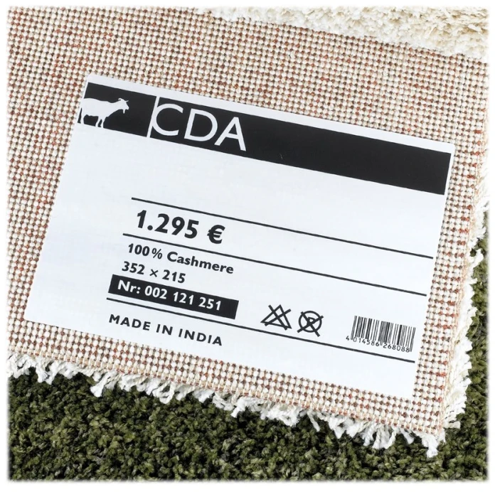 Carruzzo HERMA 4511 lipni etiketė Suapvalintas stačiakampis Balta 540 vnt