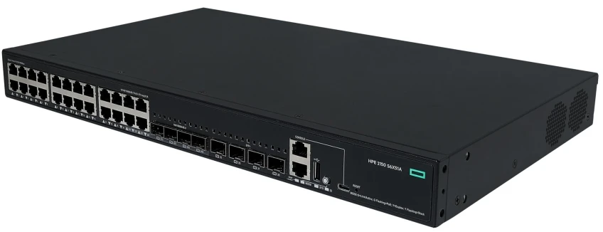 Šakotuvas HPE S6X51A Networking CW 2150 24p 10M/100M/1G PoE+ 4p SFP 1/10G Combo 4p SFP+ 1/10G 405W komutatorius