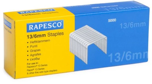 Stanley Sąsagėlės RAPESCO 13/6mm (dėž. 5000 vnt)