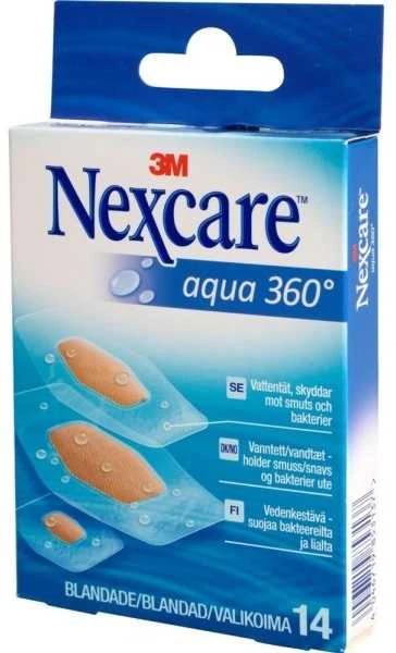 Nexcare En Delaval Ca: Aqua 360° pleistrų rinkinys 14 vnt