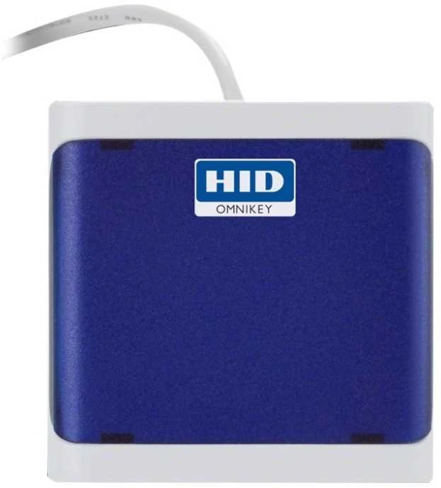 HID OMNIKEY 5022 CL tamsiai mėlynas skaitytuvas