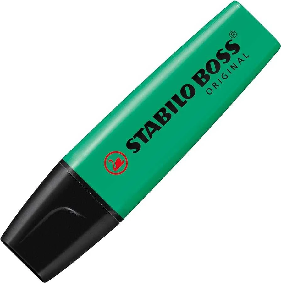 Fluorescencinis žymeklis Stabilo Boss Turkis 10 vnt.