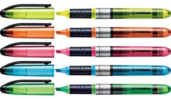 Fluorescencinis žymeklis Stabilo Navigator Mėlyna 10 vnt.