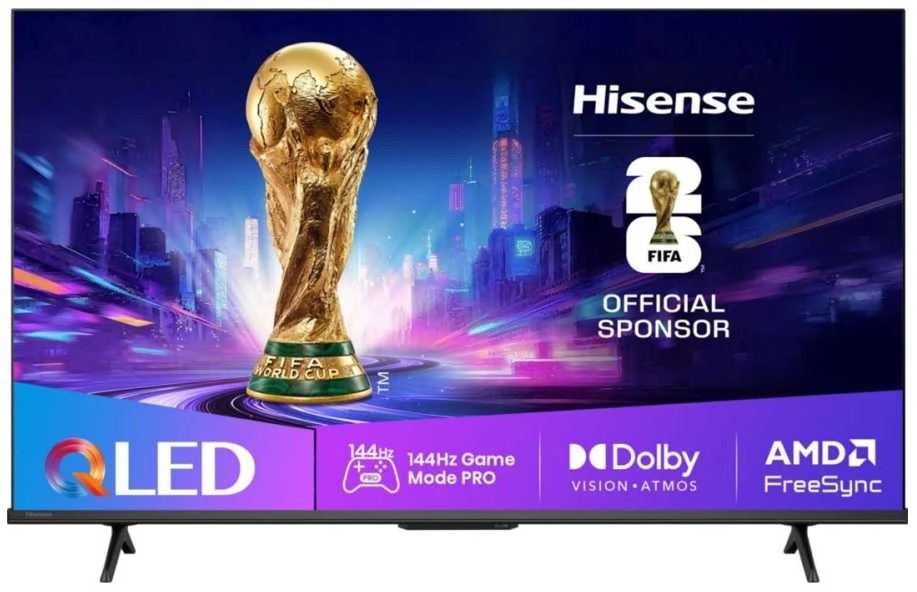 Televizorius HISENSE 43E7Q PRO 43" QLED 4K VidaaOS 144Hz Dolby Atmos
