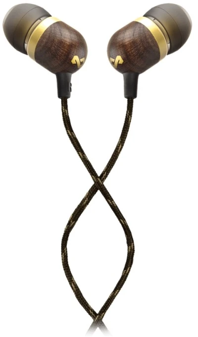 Ausinės Marley | Earbuds | Smile Jamaica | su laidu | į ausis įkišamos | Mikrofonas | Brass