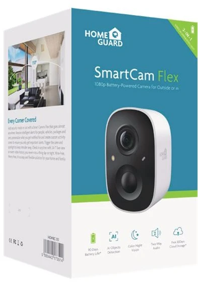 iGET HOMEGUARD SmartCam Flex HGWBC351 - venkovní bateriová zcela samostatná FHD kamera Wire-Free