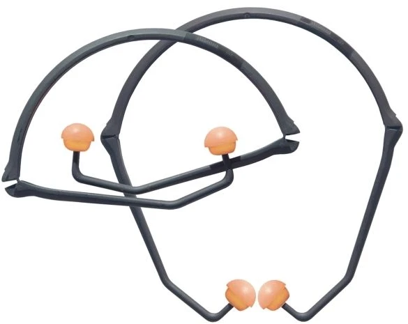 Honeywell Juodos, oranžinės vienkartinės juostinės ausų kištukai, 24 dB, 1 pora