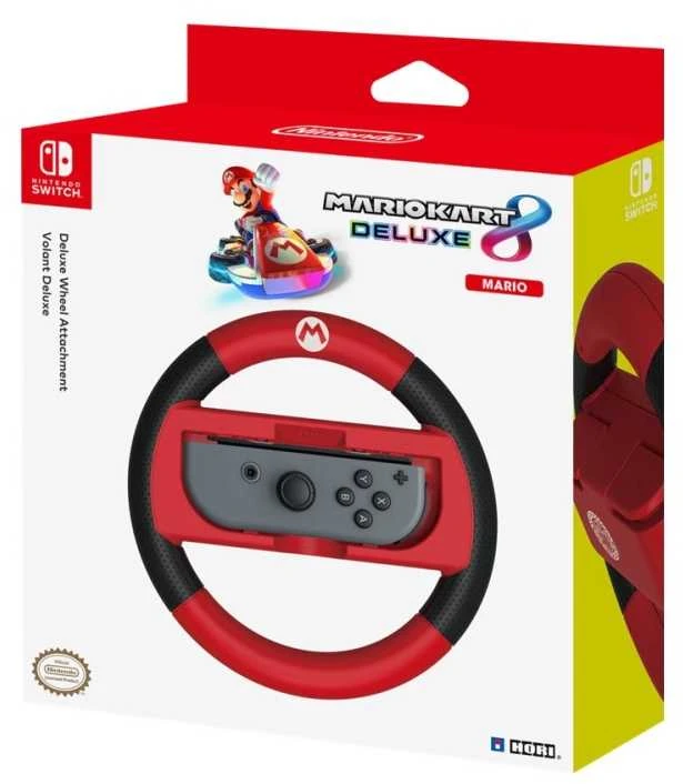 HORI Mario Kart 8 Deluxe Racing Wheel (Mario), skirtas Nintendo Switch