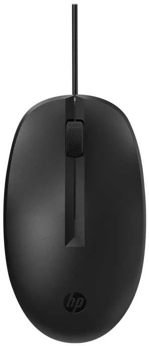 Hewlett Packard (HP) HP 125 USB Pelė su laidu, Sanitizable - Juodas (BULK of 120 pcs)