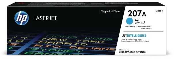 Hewlett Packard (HP) HP 207A (W2211A) Lazerinė kasetė, Žydra