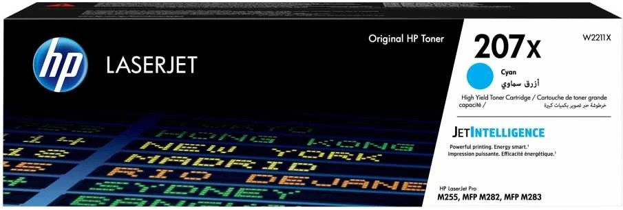 Hewlett Packard (HP) HP 207X (W2211X) Lazerinė kasetė, Žydra