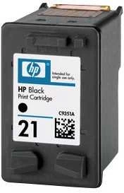 Hewlett Packard (HP) HP 21 ink juodas 5ml PSC 1410 Deskjet 3940