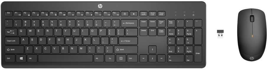 Klaviatūra HP 235 WL Pelė AND KB COMBO/- ENGLISH
