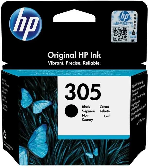 Hewlett Packard (HP) HP 305 (3YM61AE) Rašalinė kasetė, Juoda