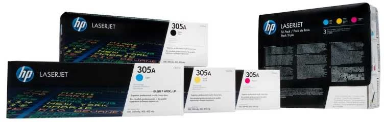 Hewlett Packard (HP) HP 305A kasetė, geltona