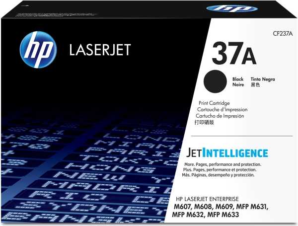 Hewlett Packard (HP) HP 37A Original LaserJet Toneris Cartridge Juodas