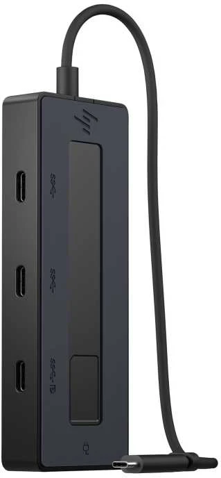 HP 4K USB-C daugiafunkcis prievadas, USB Type-C, USB Type-C, 10000 Mbit/s, 3840 x 2160, juodas, 65 W