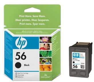 Hewlett Packard (HP) Rašalo kasetė HP C6656A (Nr.56), JUODA