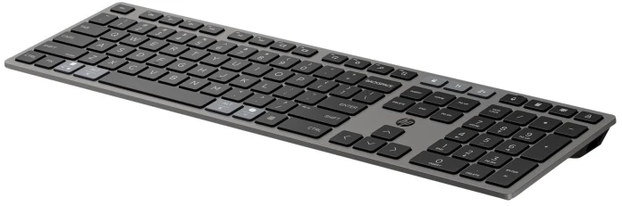 HP 720 Įkraunama belaidė klaviatūra, skirta įvairiems įrenginiams, pilno dydžio (100 %), belaidė, USB + „Bluetooth“, mechaninė, QWERTY, juoda