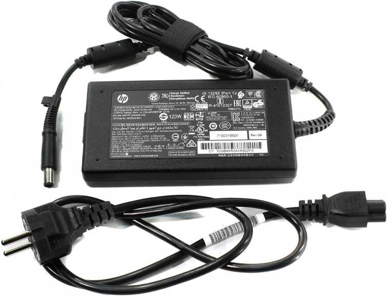 HP 120W nešiojamojo kompiuterio kroviklis su laidu