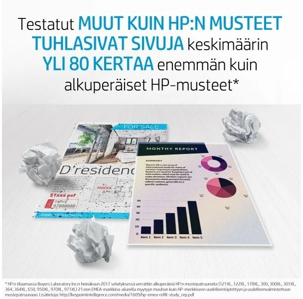 Hewlett Packard (HP) HP 912XL didelio našumo juodas rašalas