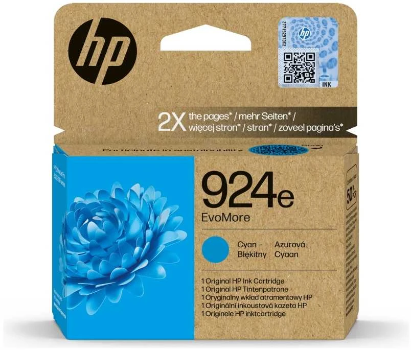 HP rašalas HP 924e Cyan EvoMore rašalas
