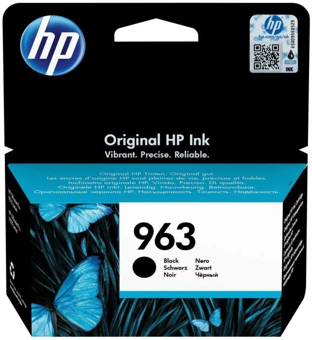 Hewlett Packard (HP) HP 963 juoda 3JA26AE Instant Ink