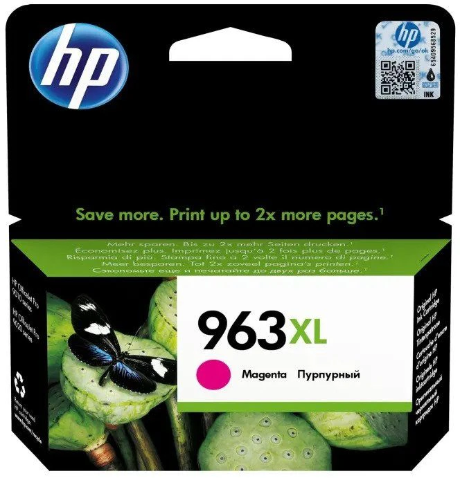 Hewlett Packard (HP) Instant HP 963XL rausvai raudonas momentinis rašalas