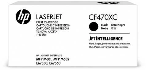 Hewlett Packard (HP) HP contract No.657X (CF470XC), juoda kasetė
