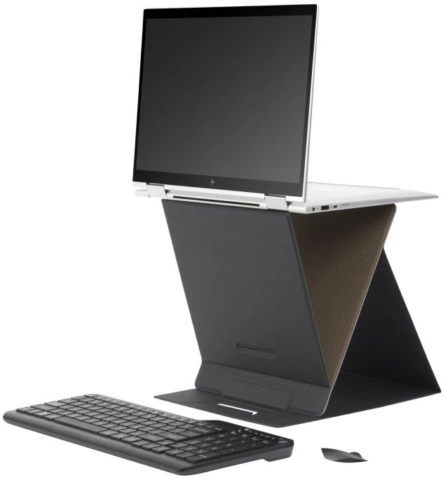 HP Convertible Nešiojamas kompiuteris Stand, 3-mode, height adjustable/tilt/lift - Dark Pilkas
