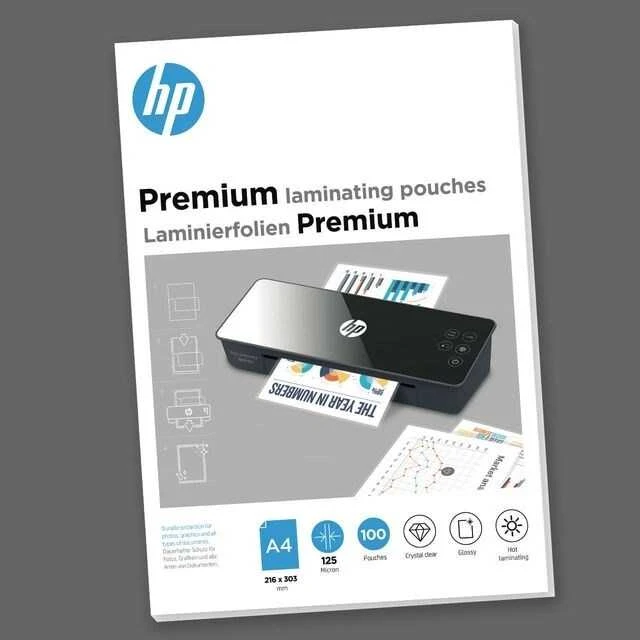 Laminavimo Plėvelė - HP Premium A4 100 Vnt.