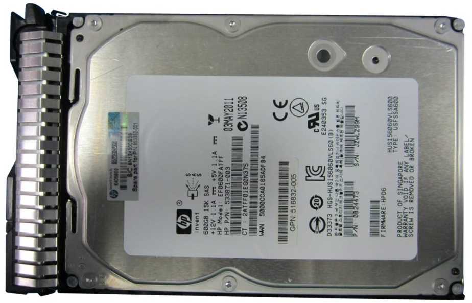 Hewlett Packard (HP) Dysk serwerowy HP Enterprise 600GB 3.5'' SAS-2 (6Gb/s) (653952-001)