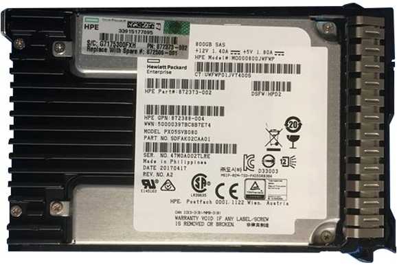 HP Serverio diskas 800 GB 2,5 colio SAS-3 (12 Gb/s) (872506-001)
