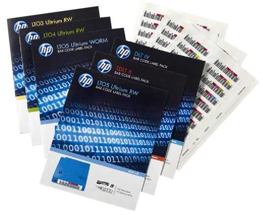 HPE LTO-6 Ultrium RW Bar Code Label Pack 1,26 cm