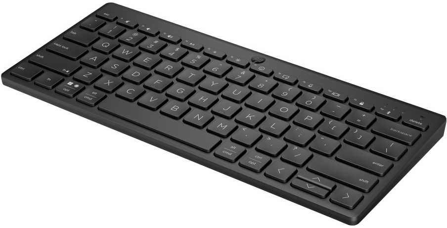 Klaviatūra Hewlett Packard (HP) HP 350 692S8AA DE-išdėstymas, Bluetooth, juodas