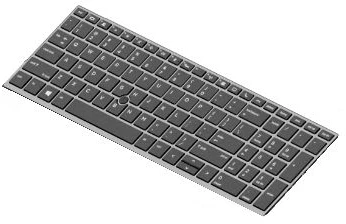 HP L14366-B31, Klaviatūra, Olandų, Klaviatūra su apšvietimu, HP, EliteBook 850 G5