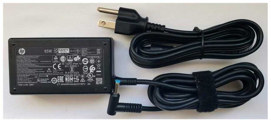 Hewlett Packard (HP) Nešiojamojo kompiuterio maitinimo adapteris HP 65 W, 3.33 A, 19.5 V (L25298-002)