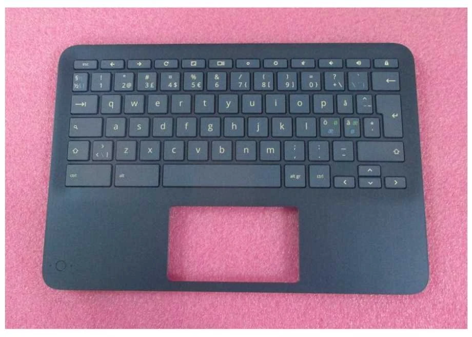 HP klaviatūra/viršutinė dalis mėlynu apdailos spalva, skirta naudoti su kompiuterių modeliais, kurie nėra aprūpinti klaviatūros kamera (įskaitant klaviatūros kabelį)