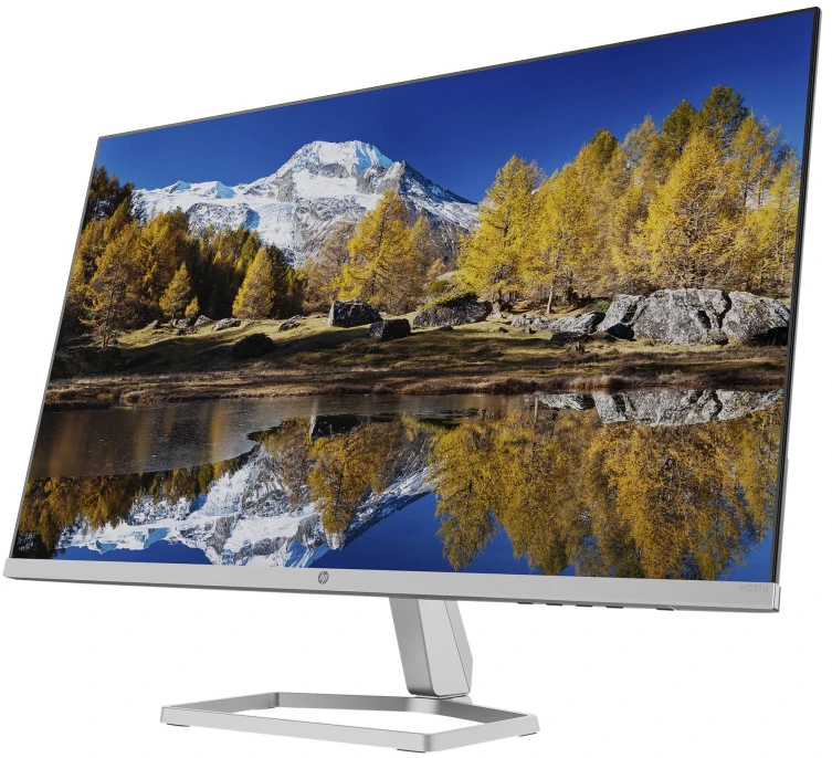 HP M27fq QHD Monitorius, 68.6 cm (27"), 2560 x 1440 pikselių, Quad HD, LCD, 5 ms, Sidabrinis, Juodas