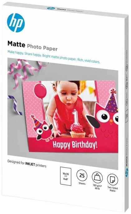 Hewlett Packard (HP) HP MATINIS FSC FOTOPOPIERIUS/4X6 25 LAPAI