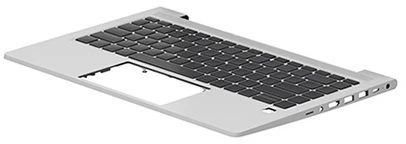Klaviatūra Hewlett Packard (HP) Klaviatūros HP N01934-031 dalys klaviatūros apačioje