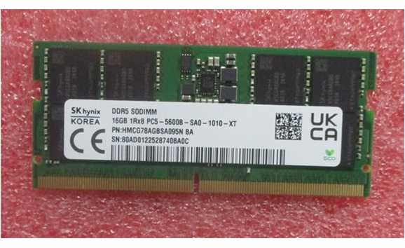 RAM Atmintis do laptopa HP N38627-001 16GB 5600MHz (SKO-SODIMM 16GB DDR5 5600 1.1v)