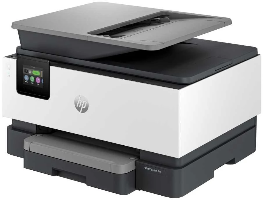 HP OfficeJet Pro 9122e daugiafunkcis spausdintuvas, Terminis rašalinis spausdintuvas, Spalvotas spausdinimas, 4800 x 1200 DPI, A4, Tiesioginis spausdinimas, Pilkas